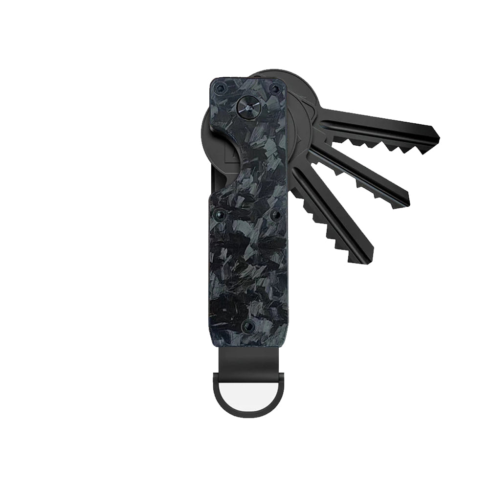 Key Organizer Compact Metal Key Chain - Secure 1-5 Keys