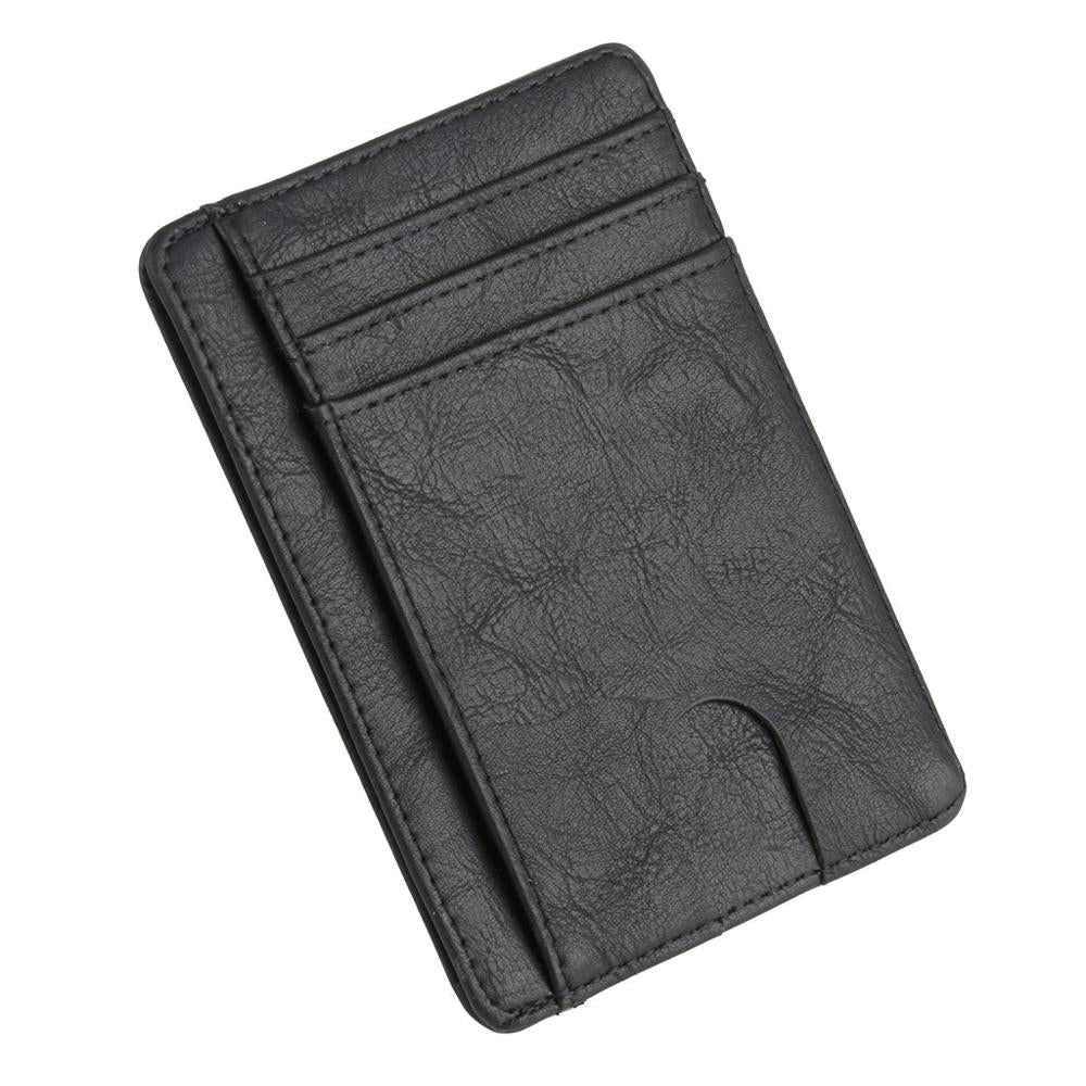 Mens Thin Leather Wallet - RFID Protection