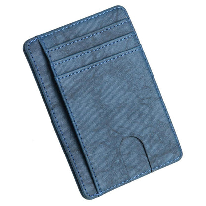 Mens Thin Leather Wallet - RFID Protection