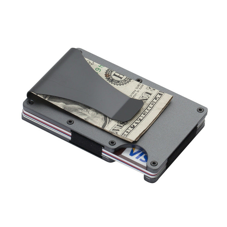 Aluminum Alloy Wallet Bank Card Holder