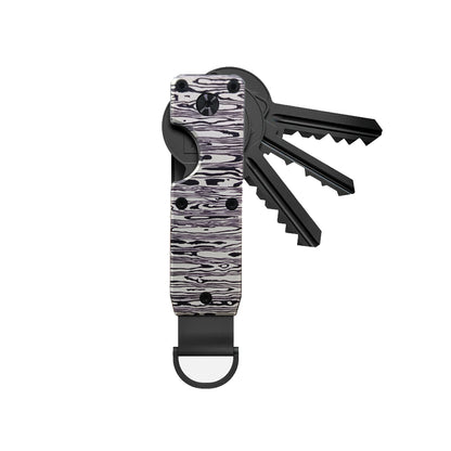 Key Organizer Compact Metal Key Chain - Secure 1-5 Keys