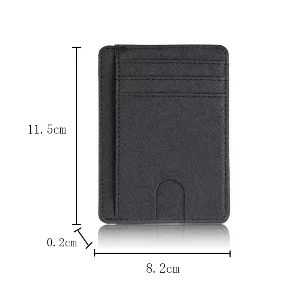 Mens Thin Leather Wallet - RFID Protection