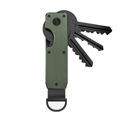 Key Organizer Compact Metal Key Chain - Secure 1-5 Keys